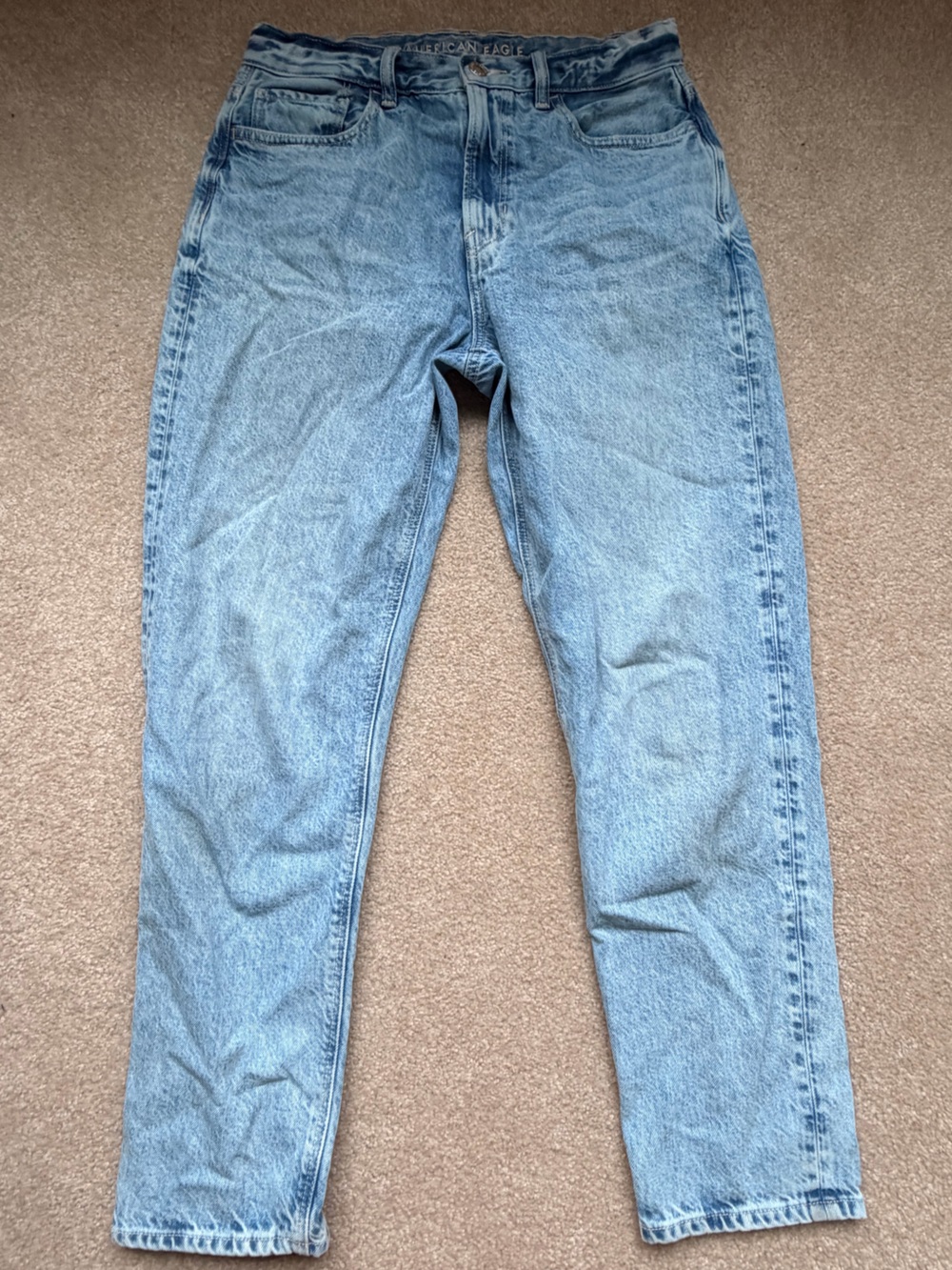 American Eagle Outfitters Light Blue Straight Leg Jeans